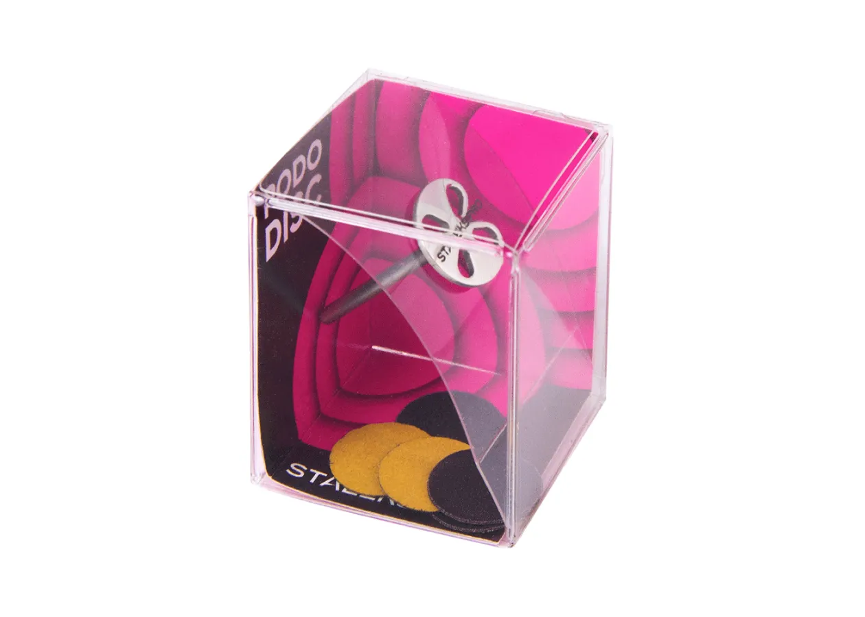 PODODISC STALEKS PRO S (15 mm) pedicure disc in the set with disposable files 180 grit (5 pcs)