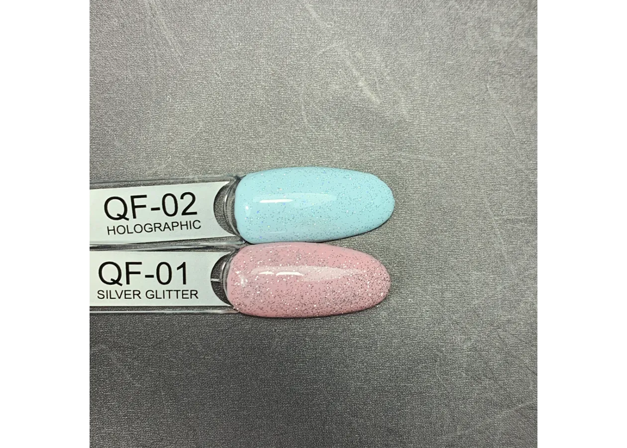 Палітра на тіпсах на топ з глітером Divia 