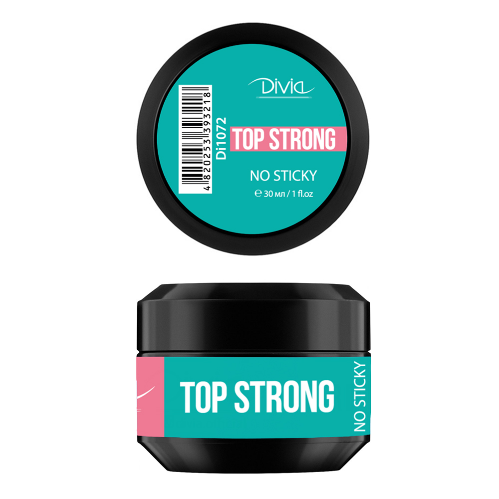 Топ для нігтів надміцний Divia 