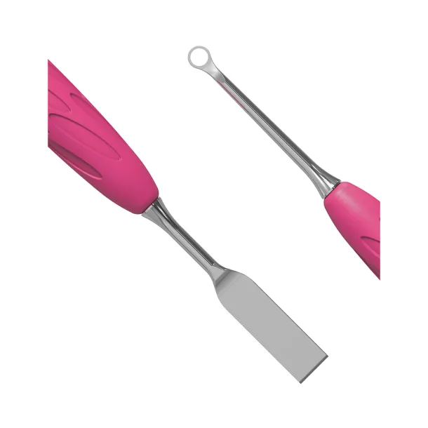 Лопатка манікюрна з силіконовою ручкою 