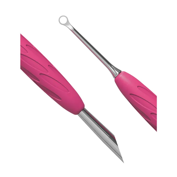 Лопатка манікюрна з силіконовою ручкою 