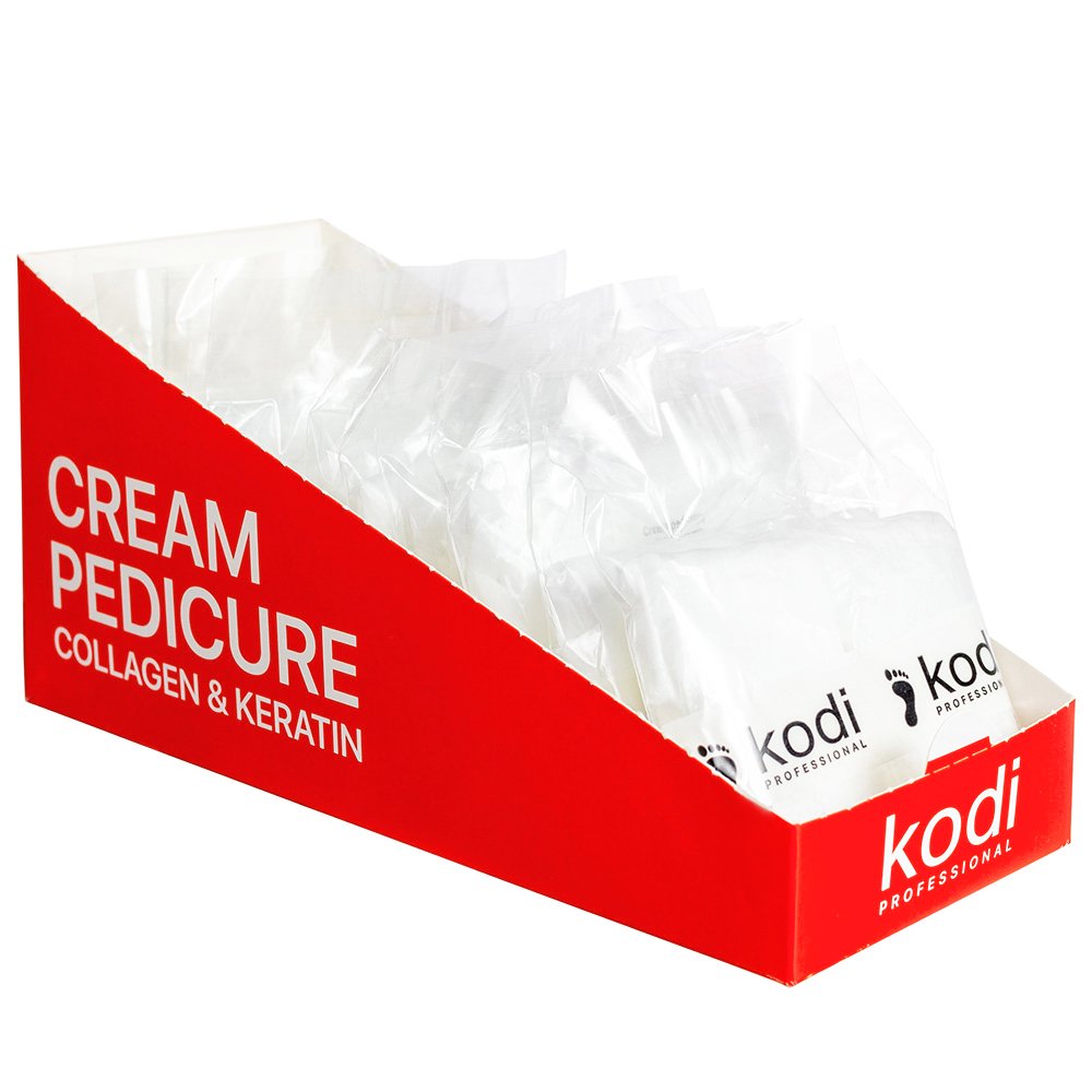Одноразові шкарпетки для педикюру з кремовою емульсією Kodi