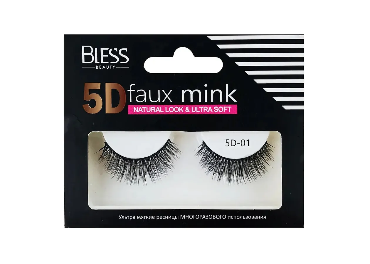 Вії накладні багаторазові 5D Bless Beauty