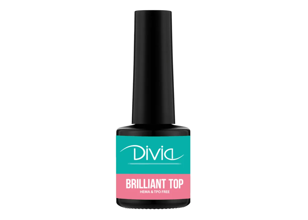 Топ для нігтів без липкого шару Divia 