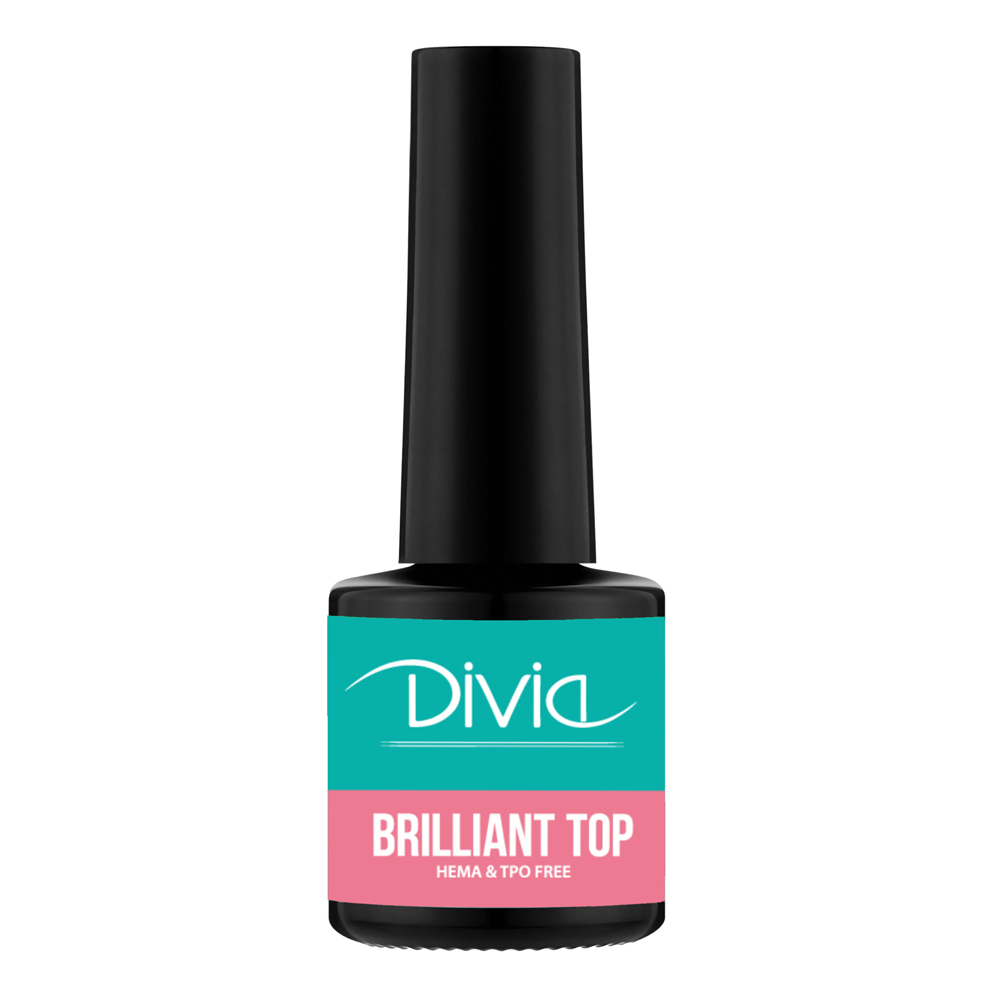 Топ для нігтів без липкого шару Divia 