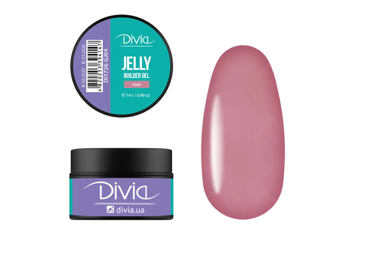 Гель для нарощування нігтів Divia 