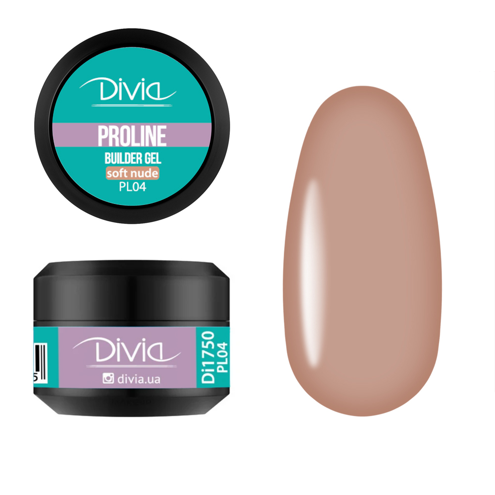 Гель будівельний Divia “ProLine Builder Gel“ Di1750 (5 г)