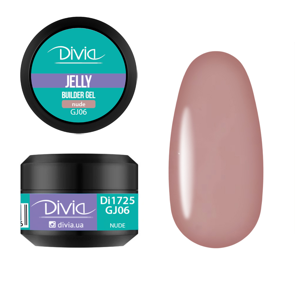 Гель для нарощування нігтів Divia 