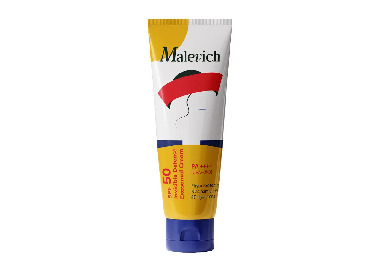 Невагомий захисний крем з екзосомами SPF 50 Malevich M-1035 (50 мл)