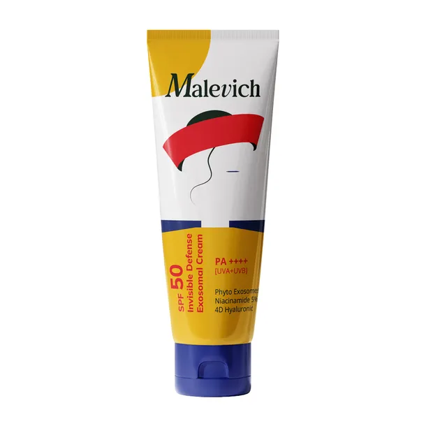 Невагомий захисний крем з екзосомами SPF 50 Malevich M-1035 (50 мл)