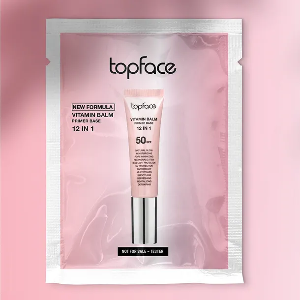 Праймер-основа для обличчя у сашетці Topface Vitamin Balm Primer Base 12 в 1 SPF50 PT473